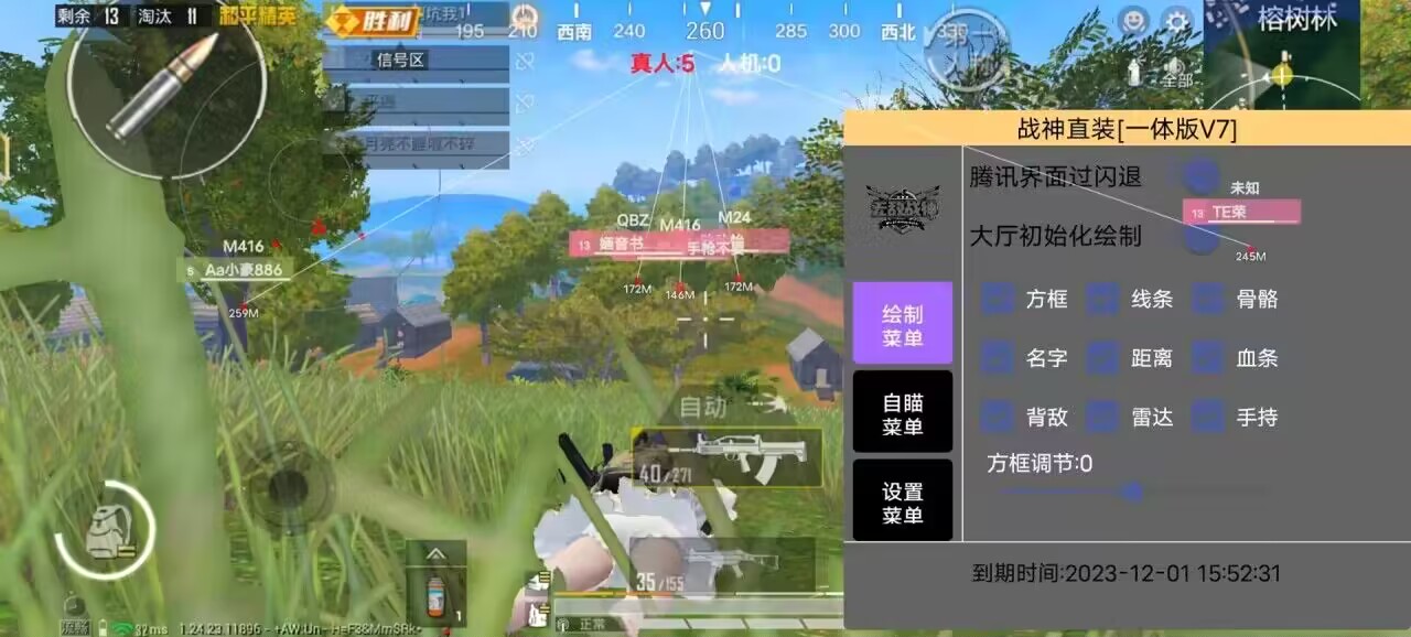 和平精英「雪花」直装辅助